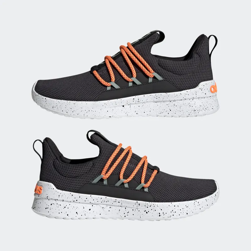 Adidas Lite Racer Adapt 4.0 Cloudfoam Slip-On Carbon / Carbon / Screaming Orange (HP2678)