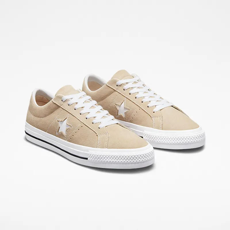 Converse One Star Pro Vintage Suede Low “Oat Milk” (A04155C)