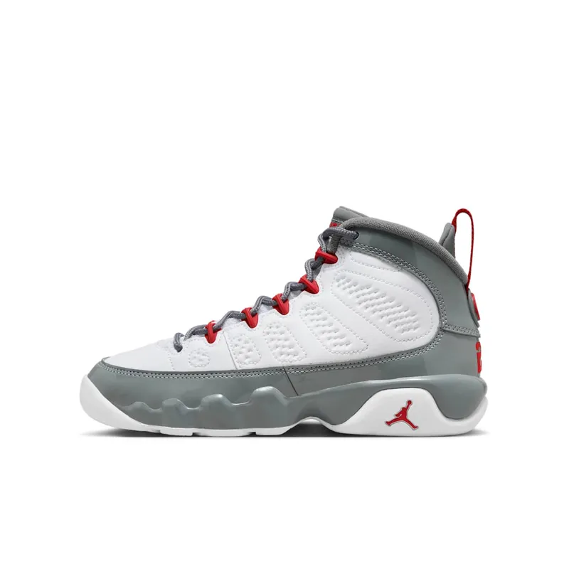 Air Jordan 9 GS “Fire Red” (302359-162)