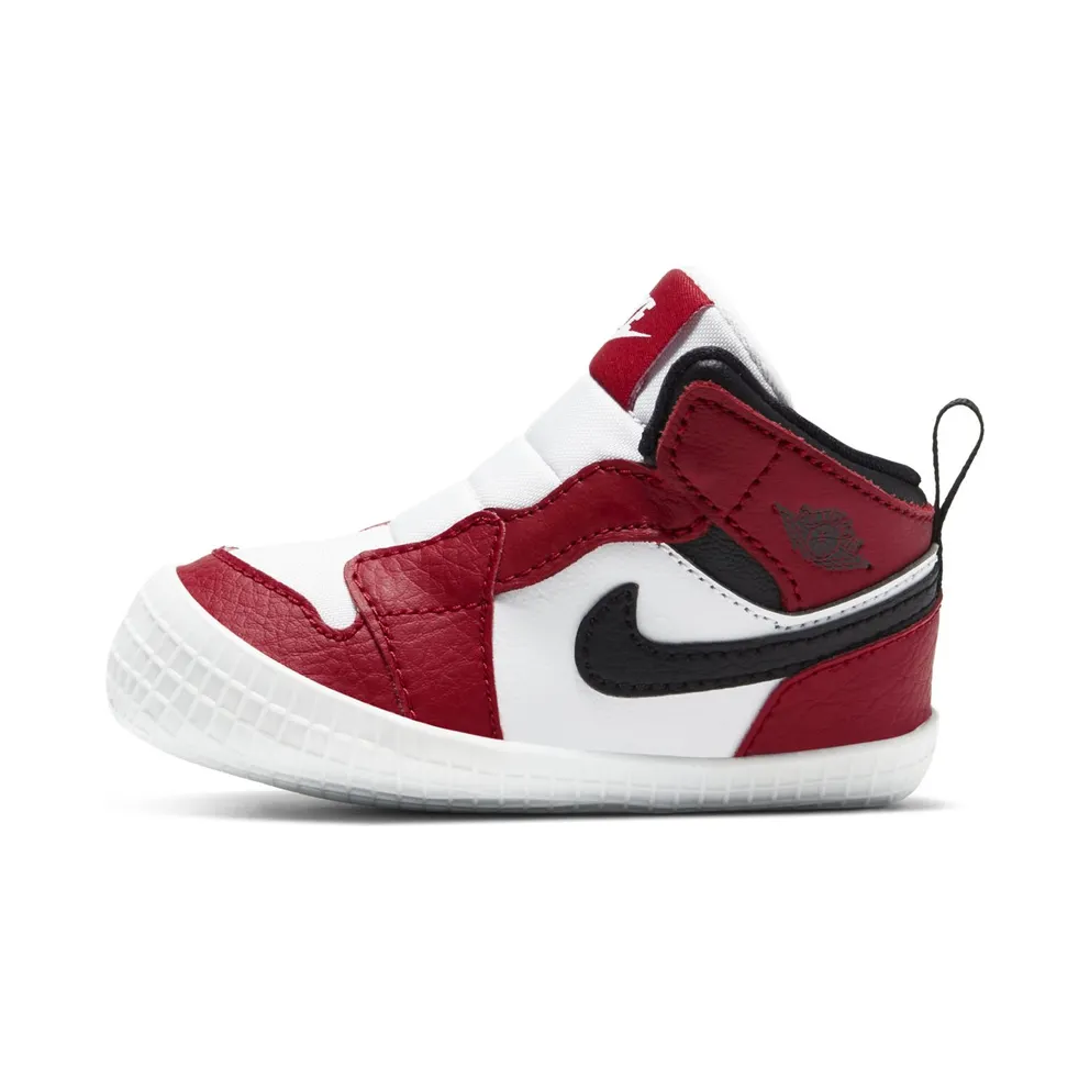 Jordan 1 Crib Bootie for Babies – White