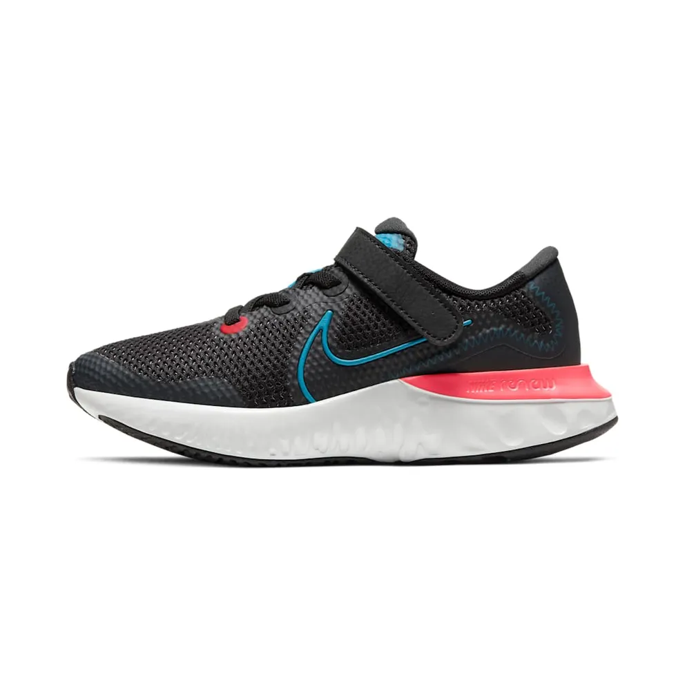 Nike Renew Run Black Laser Blue (PS)