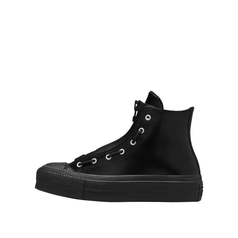 Converse Chuck Taylor All Star Lift Platform Leather Black/Total Eclipse/Black (A12476C)