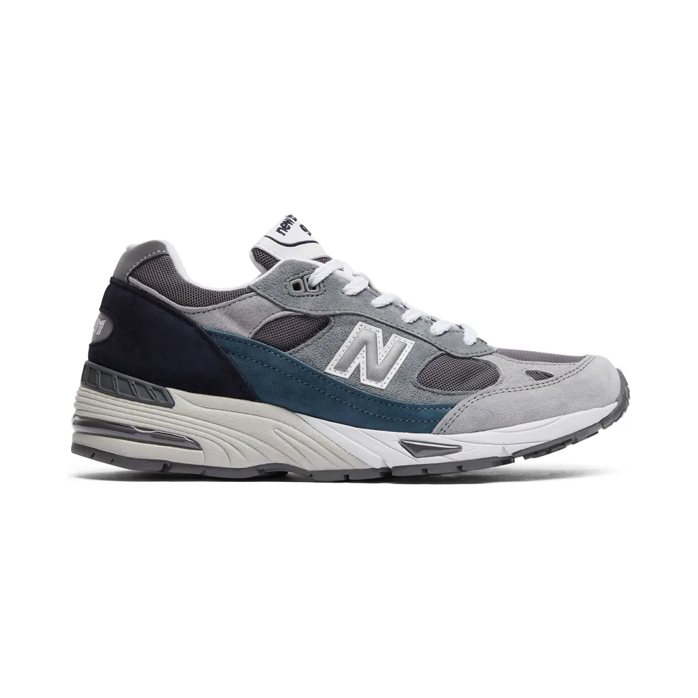 New Balance 991 Nu Block Grey Grey/Blue-Teal (M991GBT)