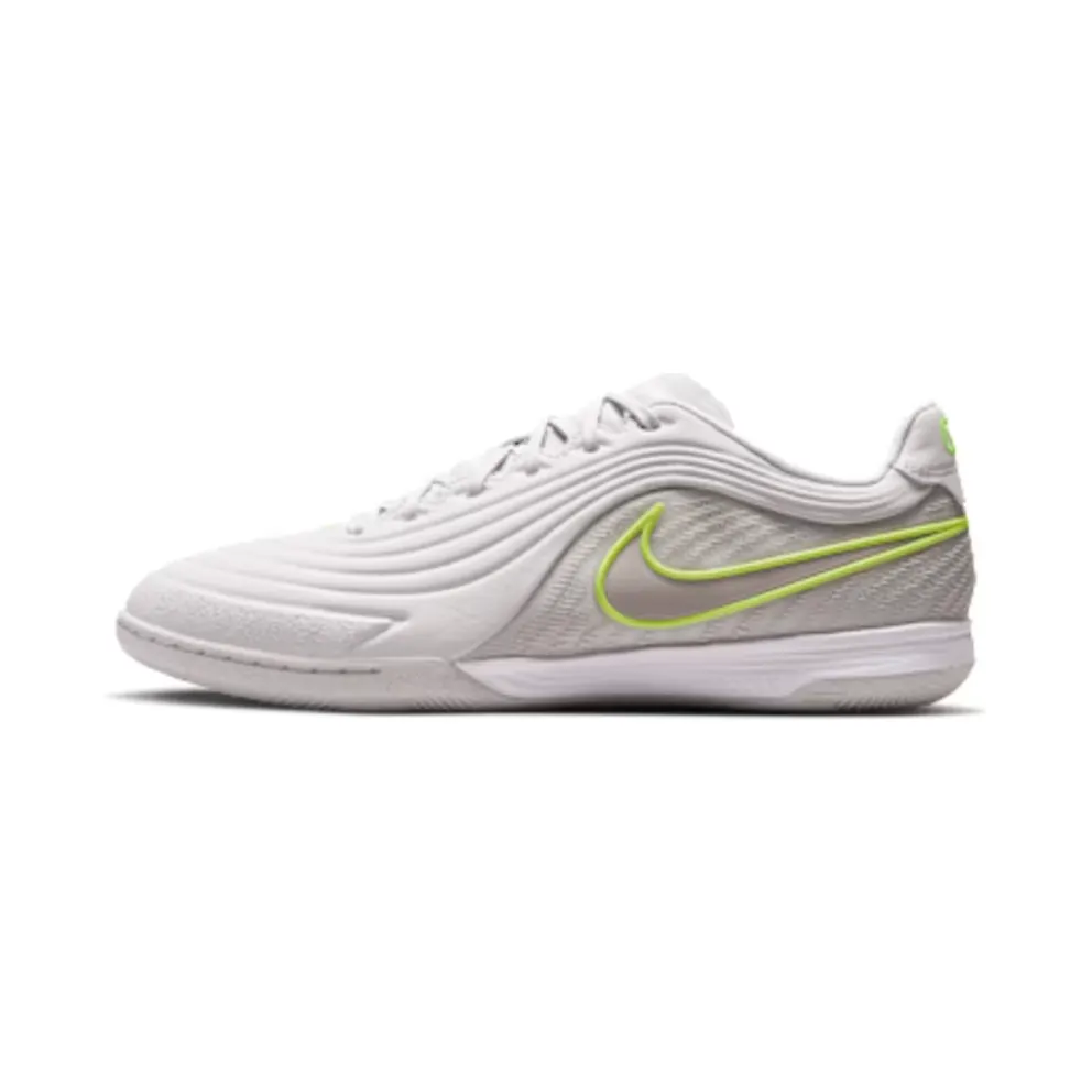 Nike Tiempo Reactgato Indoor/Court Low-Top “Vast Grey/Lemon Venom/Moon Particle” (HQ3159-001)