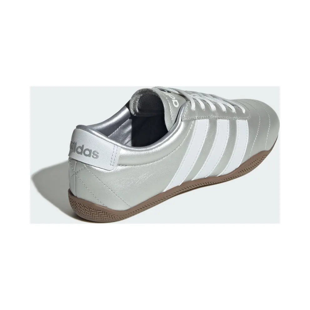 Adidas Grand Court Lo Silver Metallic / Crystal White / Gum (JQ9682)