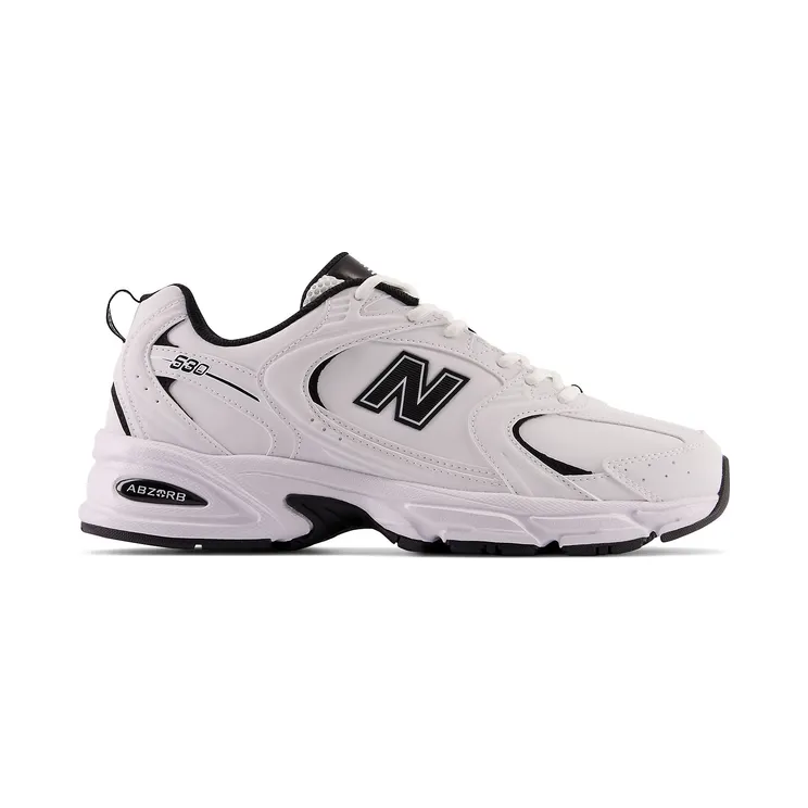 New Balance 530 White Black Leather (MR530SYB)