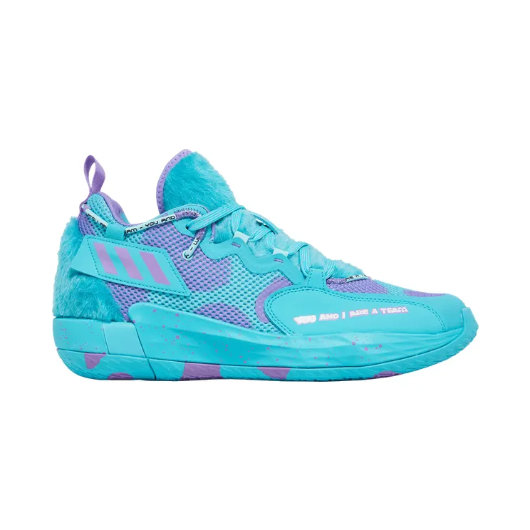 adidas Dame 7 EXTPLY Monsters Inc. Sulley – “Pulse Aqua / Pulse Aqua / Sonic Fuchisia” (GX3442)