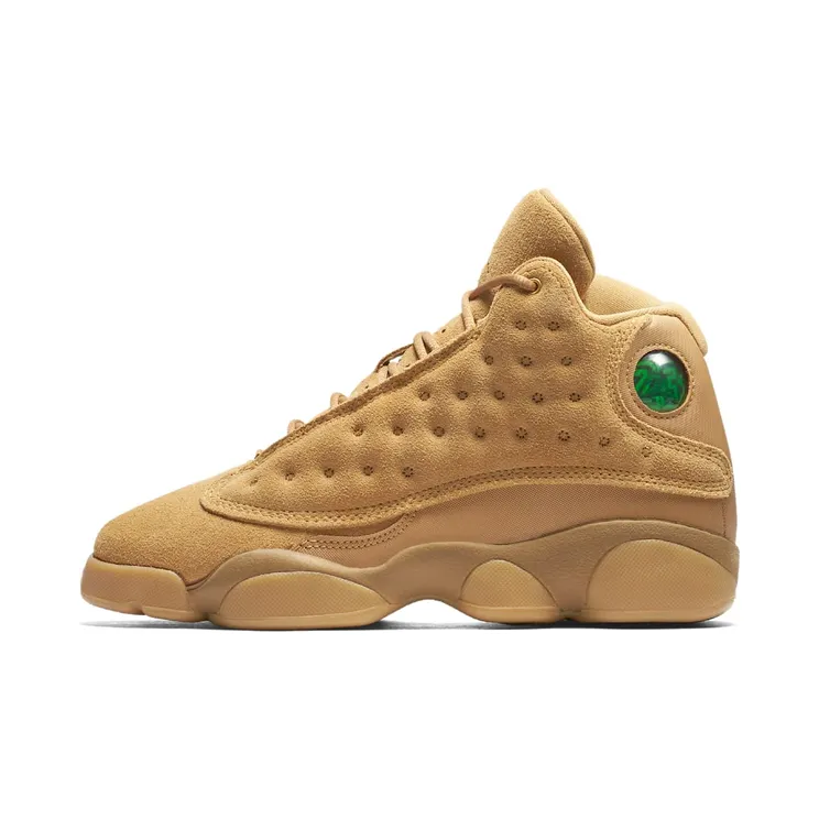 Air Jordan 13 Retro BG Wheat “Elemental Gold / Gum Yellow / Baroque Brown” (414574-705)