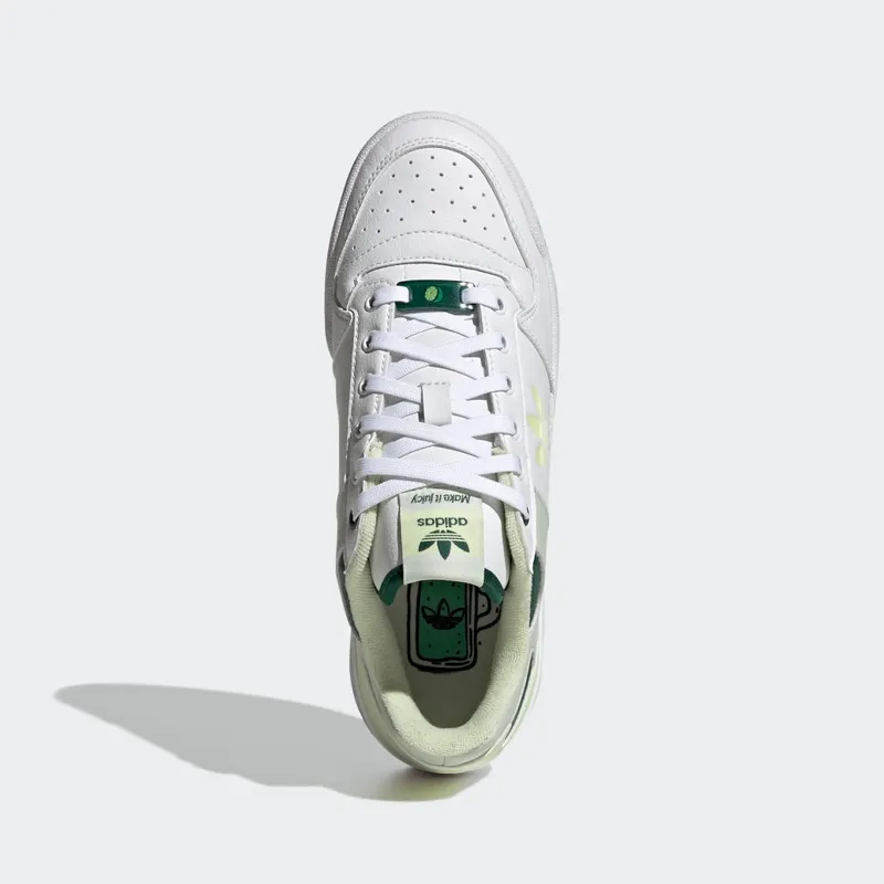 Adidas Forum Low Vegan Cloud White / Linen Green / Almost Lime (GY1894)