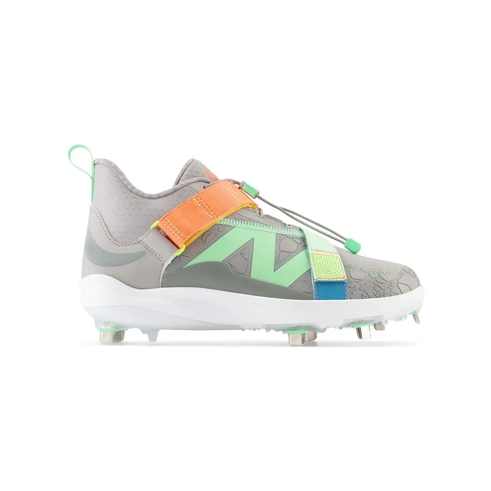 New Balance FuelCell Lindor 2 Metal Team Away Grey Neon Dragonfly Electric Jade (LMLINDL2)