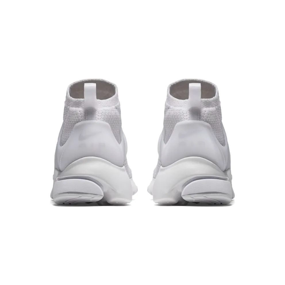 Nike Air Presto Flyknit Ultra Triple White White/White-Total Crimson-White (835570-100)