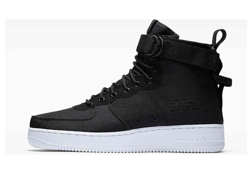 Nike Sf Af1 Mid Black Anthracite-White “Black / White / Anthracite” (917753-006)