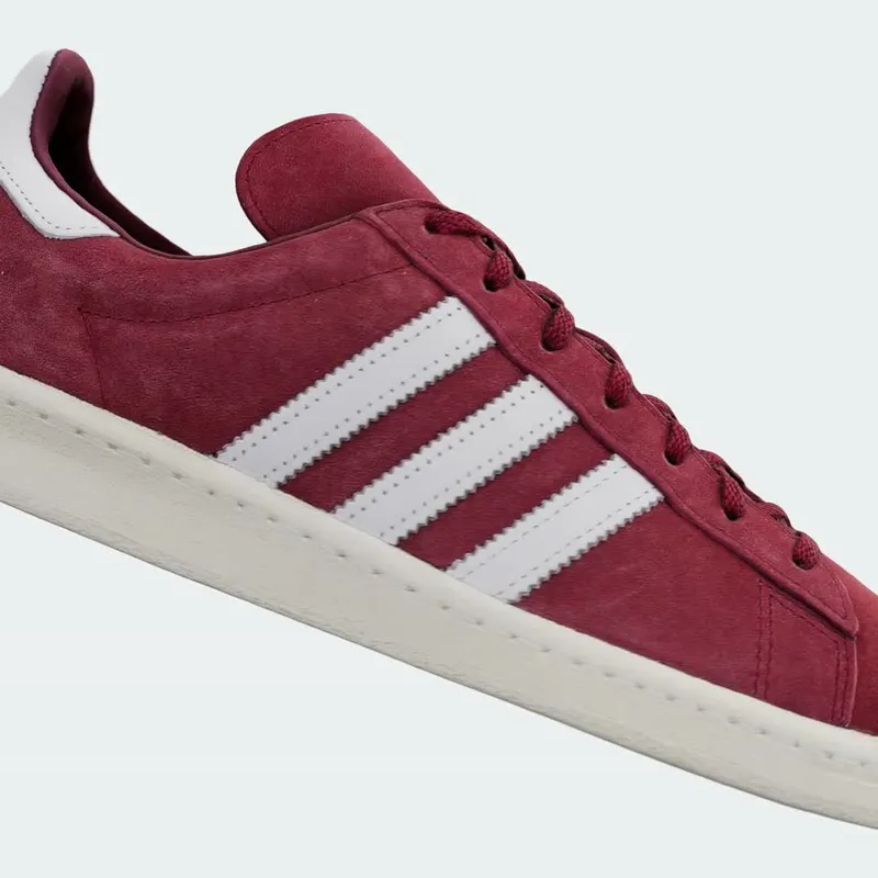Adidas Campus 80s Collegiate Burgundy / Cloud White / Off White (FZ6152)