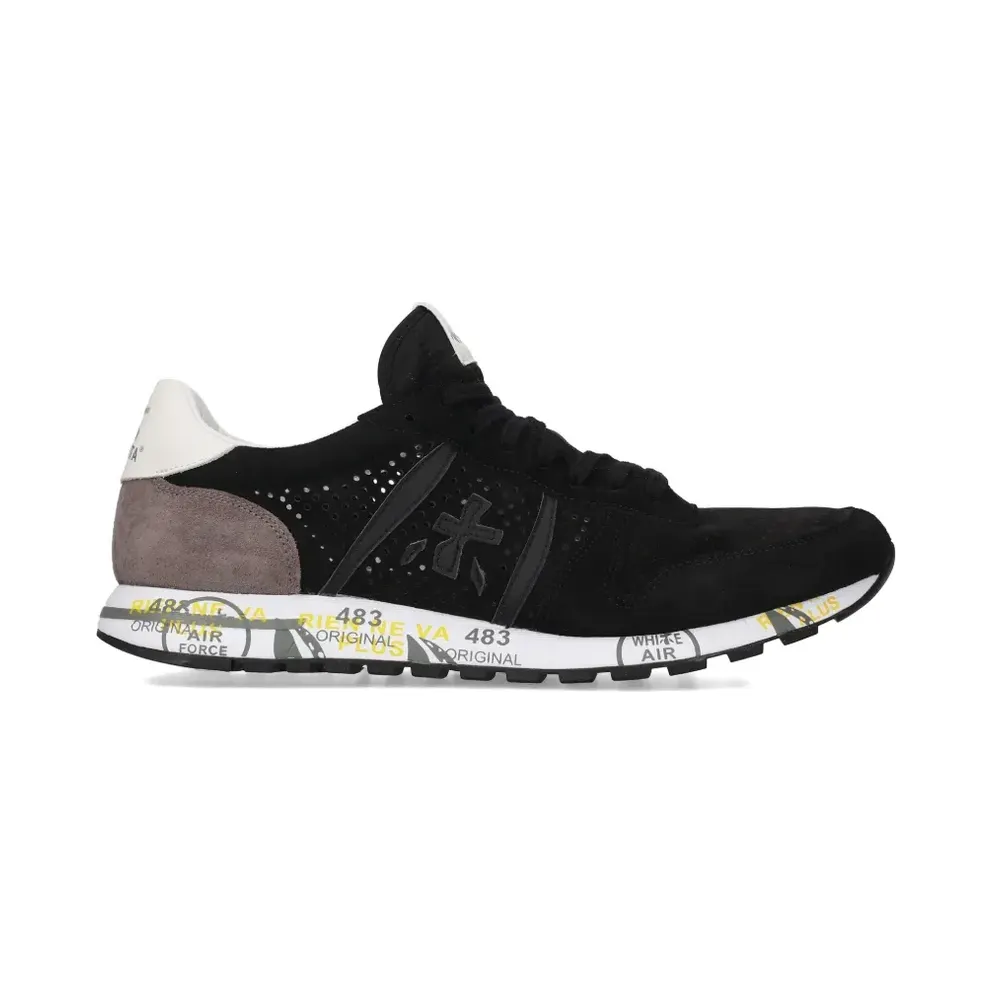 Premiata Eric geperforeerde – Black (ERIC8232)