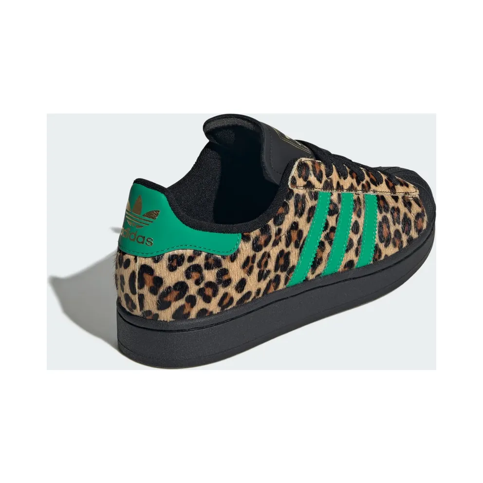 Adidas Superstar II Core Black / Court Green / Gold Metallic “Leopard” (JP8165)