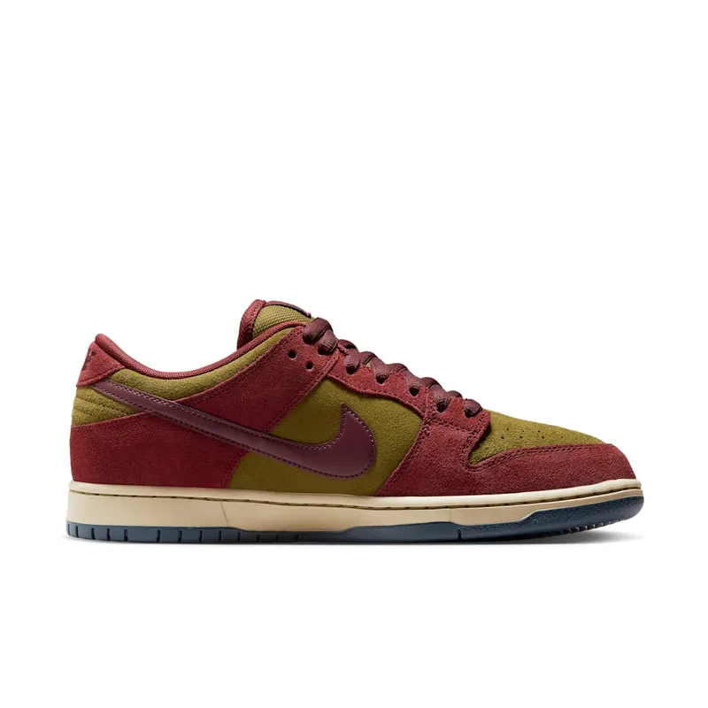Nike SB Dunk Low “Burgundy Crush / Olive Flak” (HQ1625-600)
