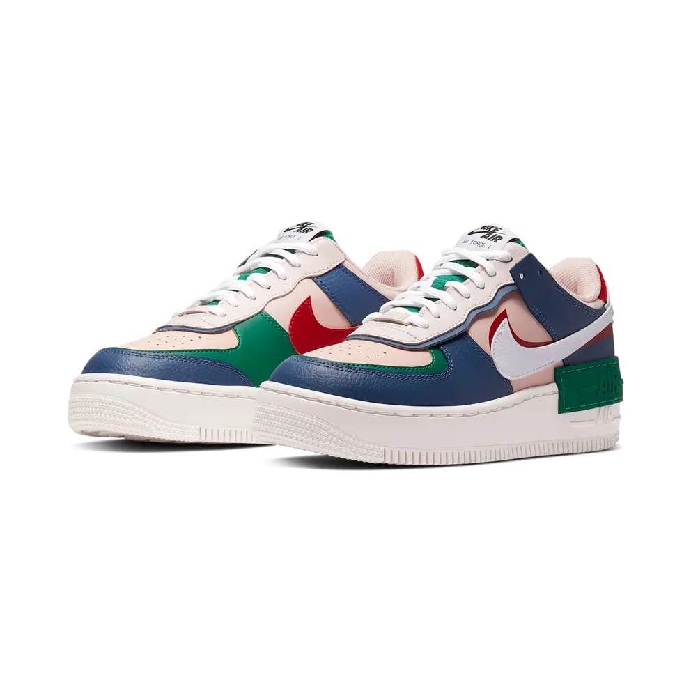 Nike Air Force 1 Shadow Mystic Navy (W) Mystic Navy/White-Echo Pink-Gym Red (CI0919-400)