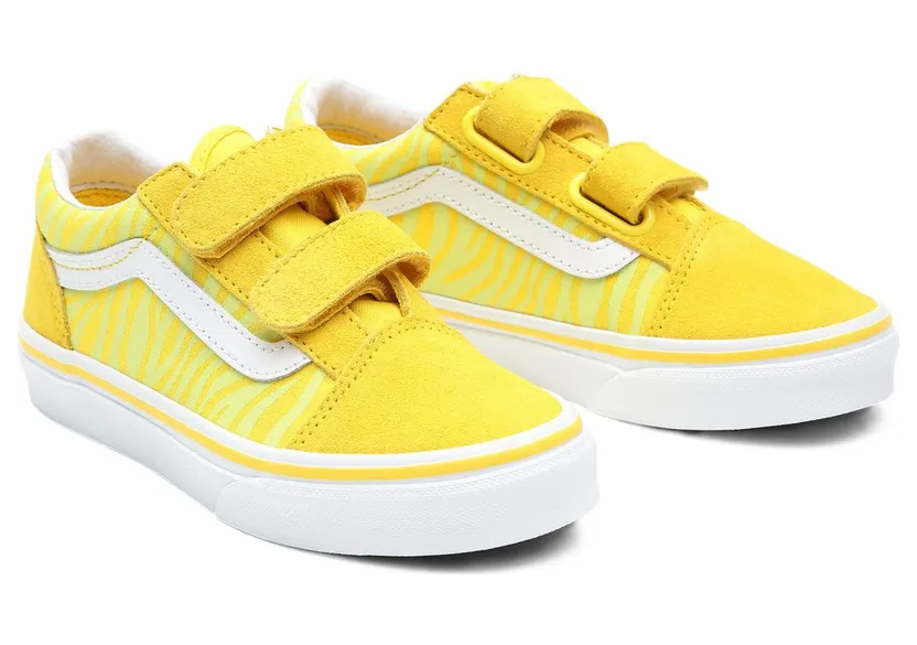 VANS Neon Animal Old Skool V Kinderschoenen Geel (VN0A4BUV33Z)