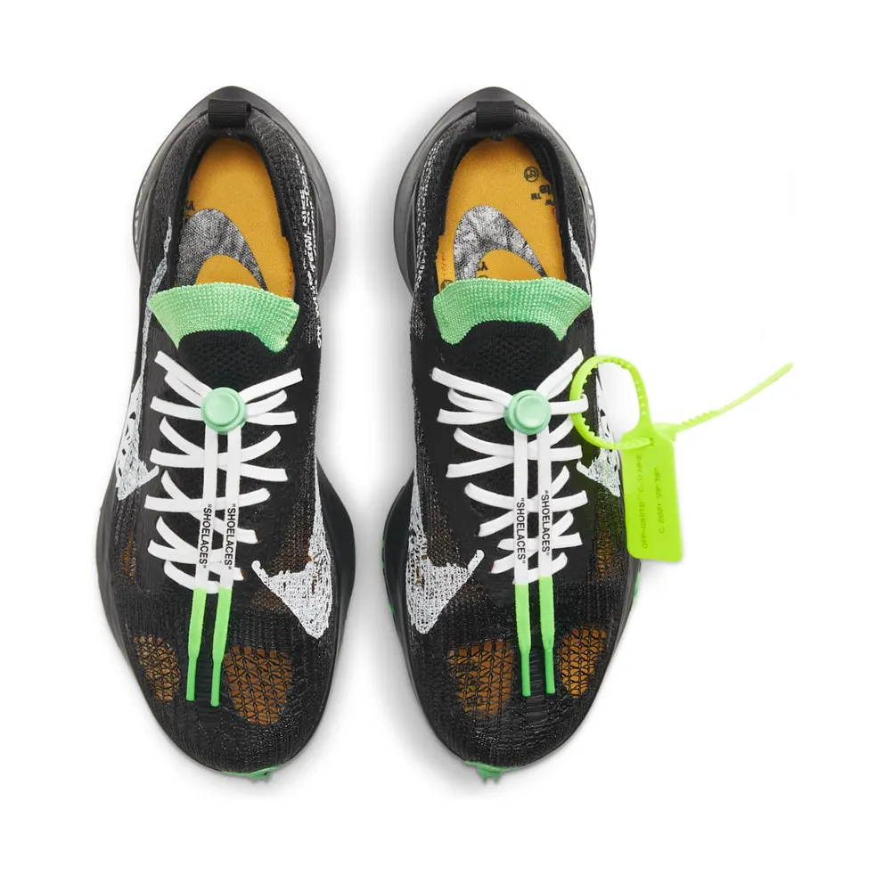 Nike x Off-White Air Zoom Tempo NEXT% Black Scream Green (2021) (CV0697-001)