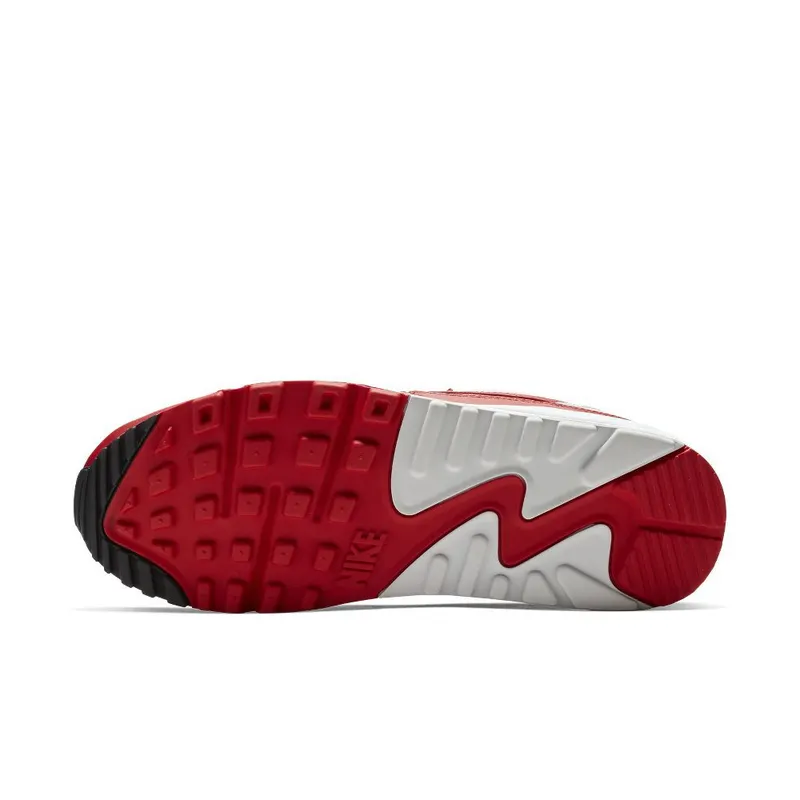 Nike Air Max 90/1 White University Red (W) White/University Red-Neutral Grey-Black (AQ1273-100)