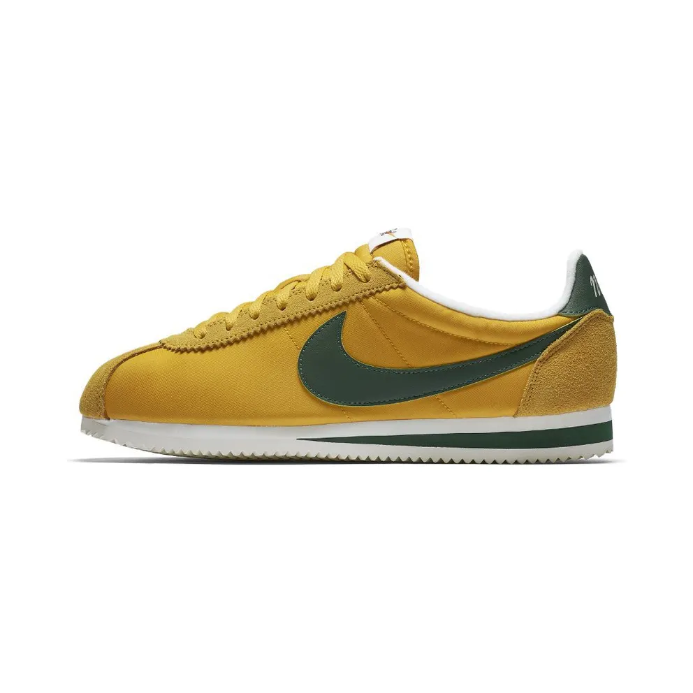Nike Classic Cortez Nylon Oregon Yellow Ochre/Gorge Green-Sail (876873-700)