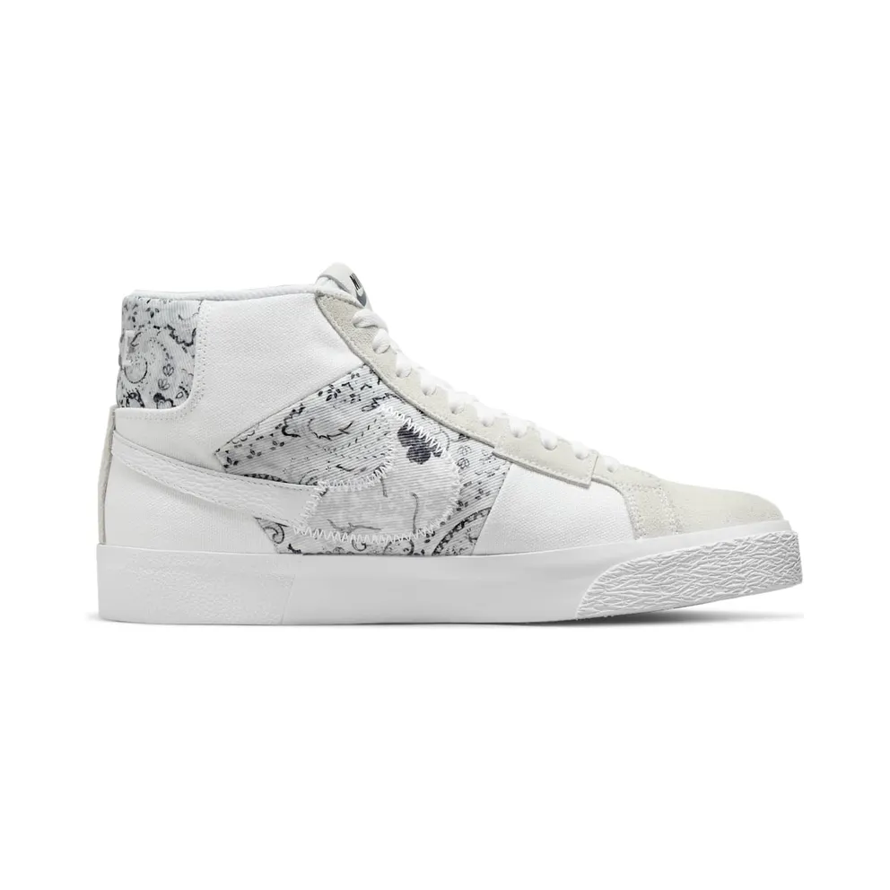 Nike SB Zoom Blazer Mid PRM Skate Shoes White (DM0859-100)