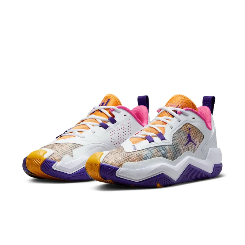 Jordan One Take 4 White Court Purple Canyon Gold (DO7192-100)