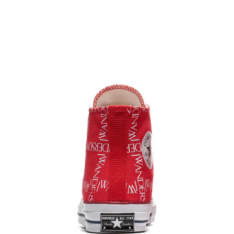 Converse  Chuck Taylor All-Star 70s Hi Grid JW Anderson Red Red (162290C)