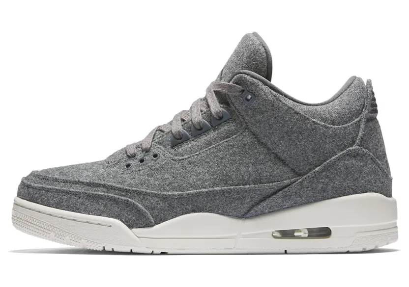 Air Jordan 3 Retro Wool “Dark Grey / Sail” (854263-004)
