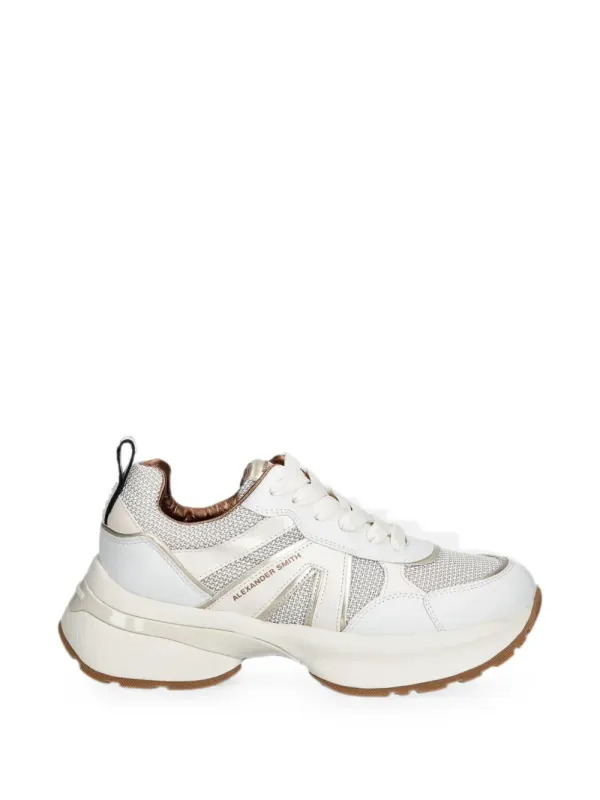 Alexander Smith Victoria chunky-sole panelled – White (ASBDVIW1079)