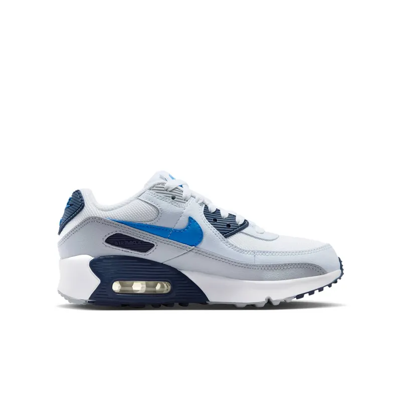 Nike Air Max 90 White/Midnight Navy/Football Grey/Blue Crystal (IQ0098-103)