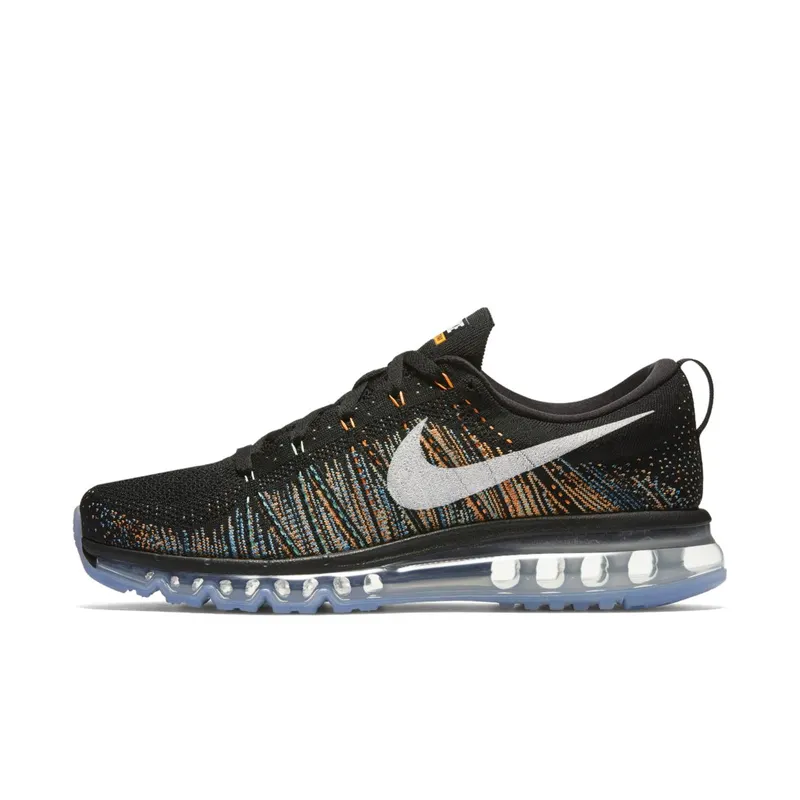 Nike Flyknit Air Max Black Multi-Color Black/Summit White-Blue Glow-Bright Citrus-Green Glow (620469-015)