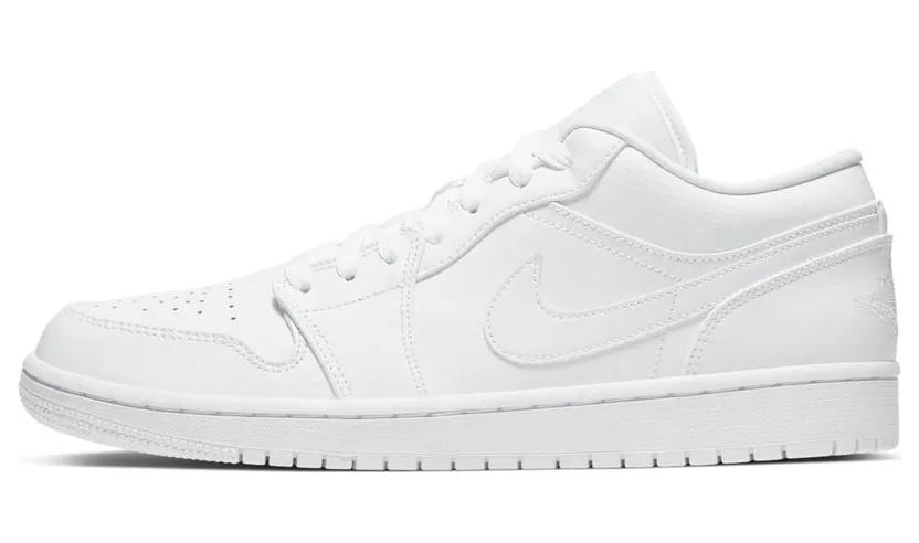 Air Jordan 1 Low Triple “White” (553558-126)