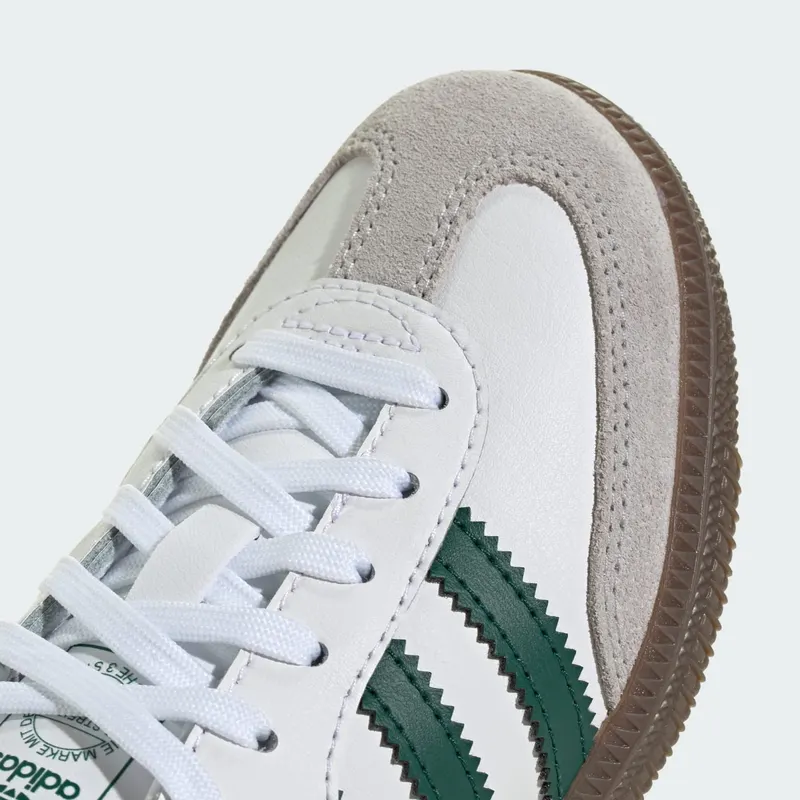 Adidas Samba OG PS “White Collegiate Green Gum” (JQ2840)