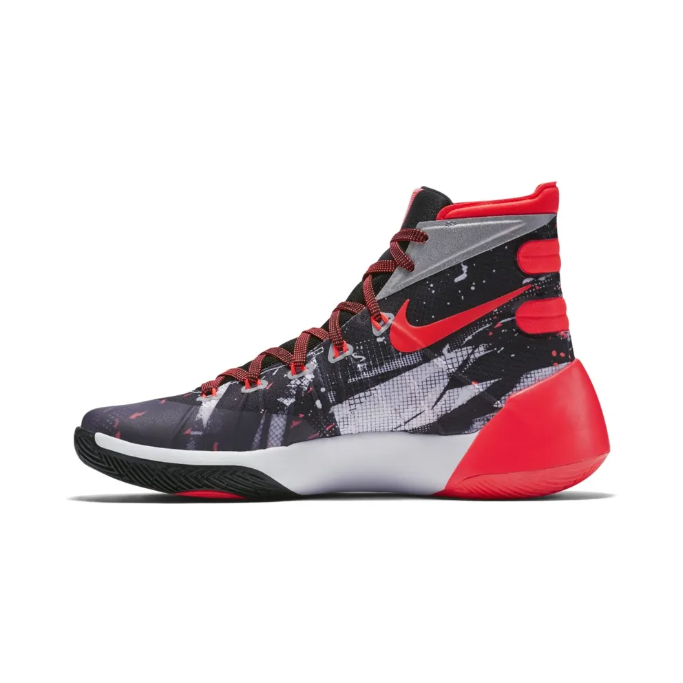Nike Hyperdunk 2015 White Bright Crimson Black (749567-160)