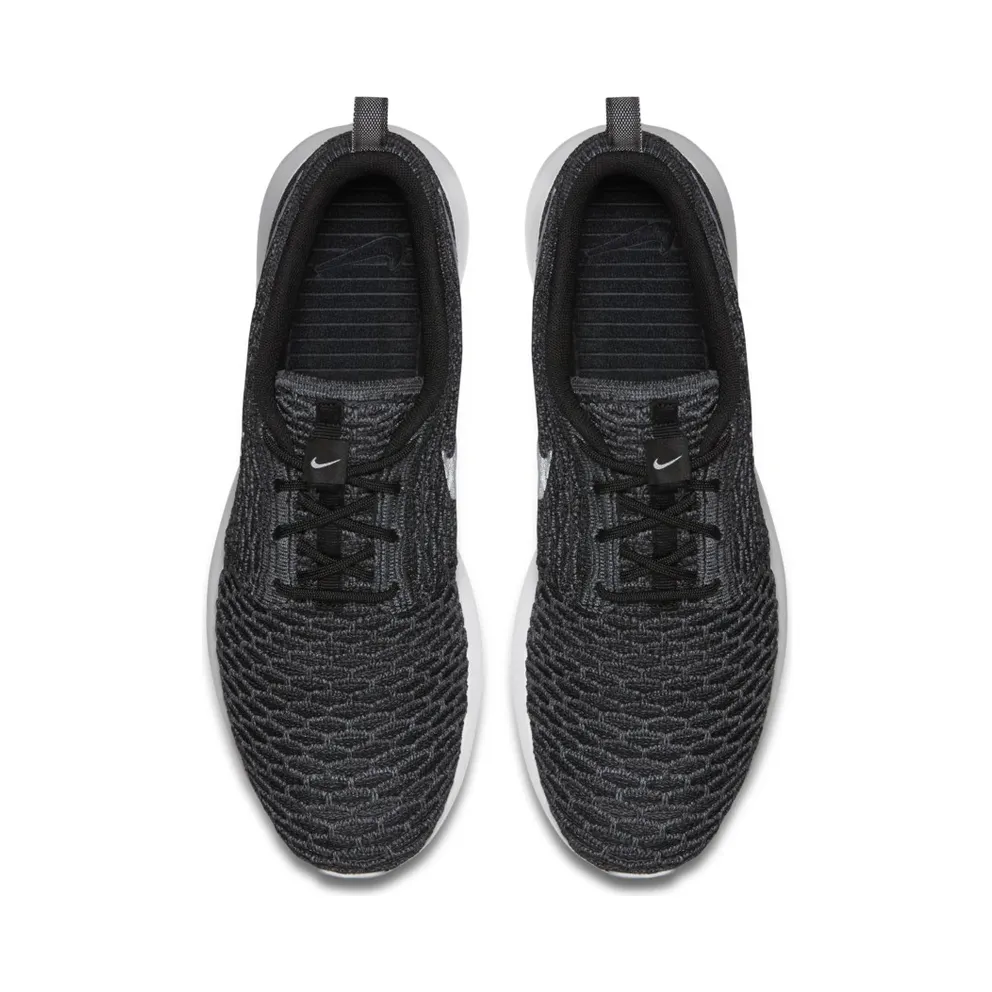 Nike Roshe Run Flyknit Dark Grey Black/White-Dark Grey-Cool Grey (677243-010)
