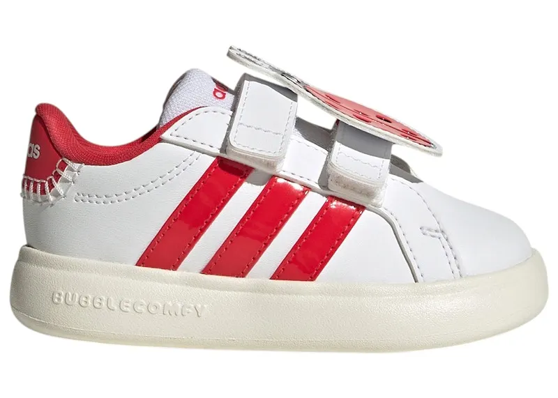 adidas Grand Court 3.0 White Pure Ruby Off White (KJ8652)