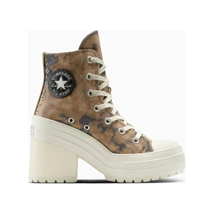 Converse Chuck 70 De Luxe Heel Washed Denim Barely Grey/Egret/Barely Grey (A15101C)