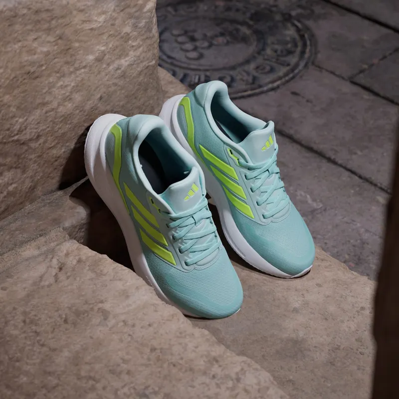adidas Runfalcon 5 Semi Flash Aqua Lucid Lemon Core Black (JR3088)