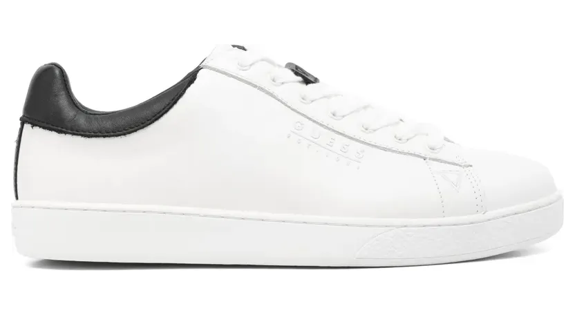 GUESS USA Nola Sneakers – Weiß (FMTNOL-FAB12-OFBLA)