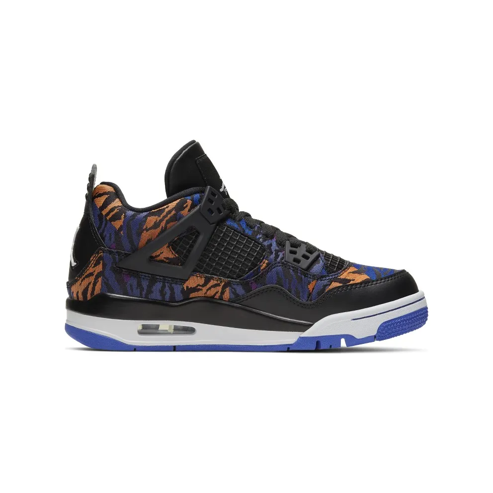 Jordan 4 Retro Black Rush Violet (GS) Black/White-Rush Violet (BQ9043-005)