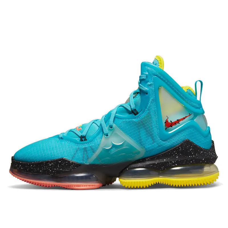 Nike LeBron 19 Christmas – “Aqua Blue / Yellow” (DC9338-400)