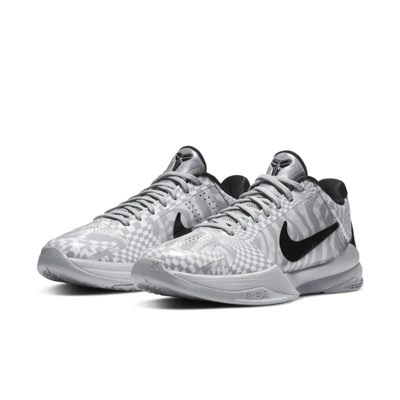 Nike Kobe 5 Protro Zebra PE Wolf Grey/White-Black (CD4991-003)