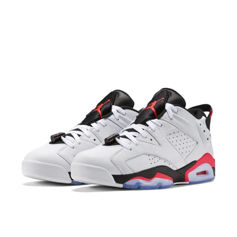 Air Jordan Nike AJ 6 VI Retro Low Infrared White (304401-123)