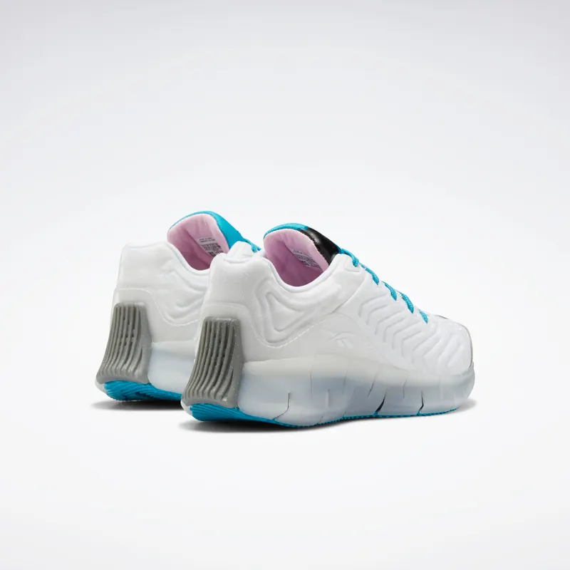 Reebok Ghostbusters Zig Kinetica Shoes White / Feather Blue / Silver Metallic (H03294)
