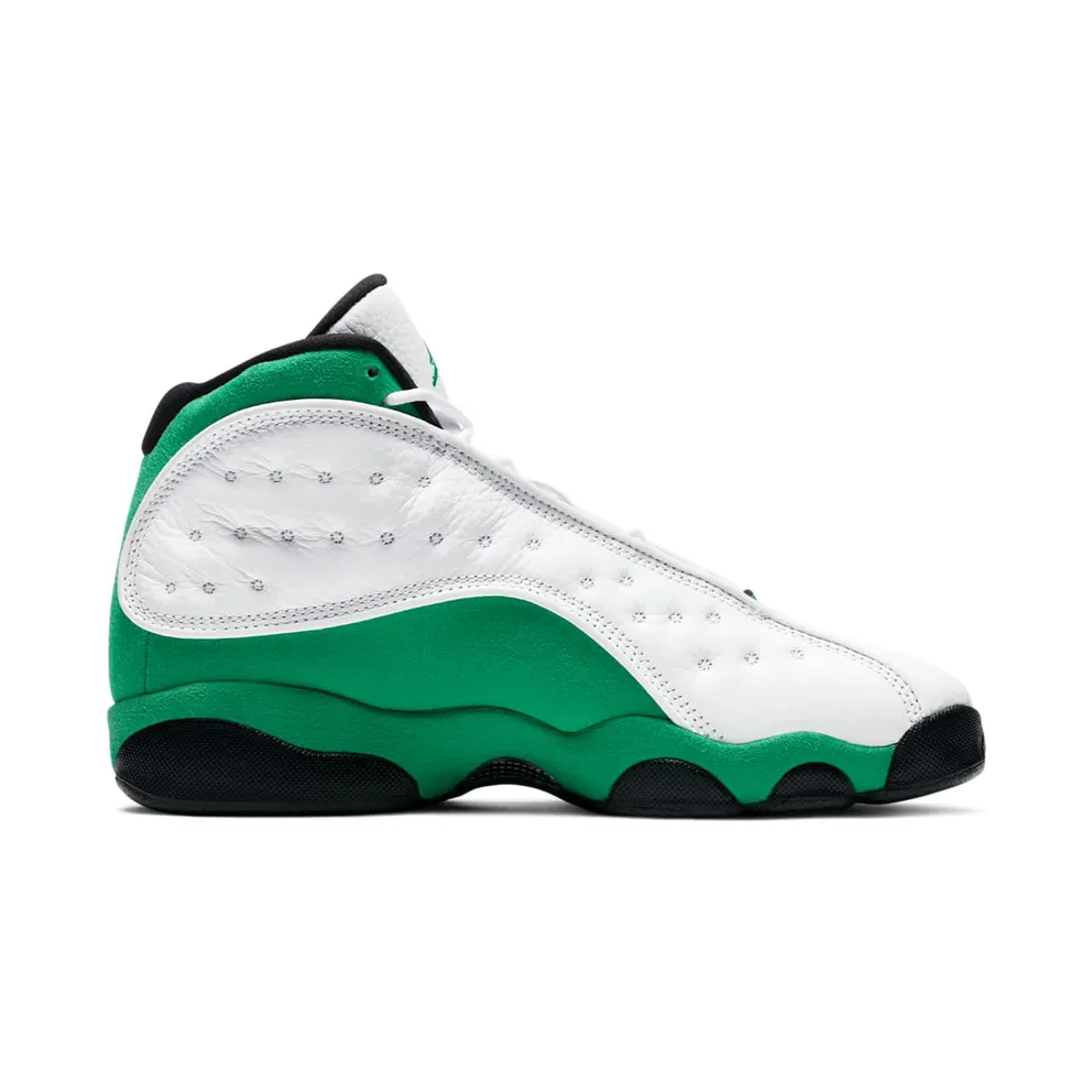 Jordan 13 Retro White Lucky Green (GS) White/White-Lucky Green-Black (DB6536-113)
