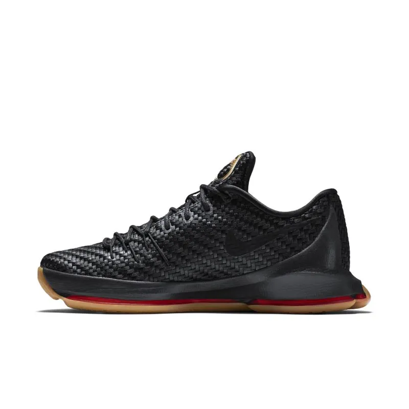 Nike KD 8 EXT Woven Wonder Black/Black-Metallic Gold-Laser Crimson (806393-001)