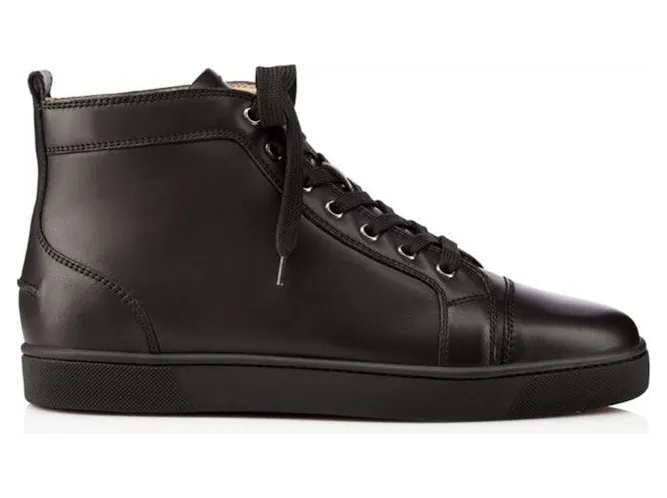 Christian Louboutin Louis Flat High Black (3091177CM53)