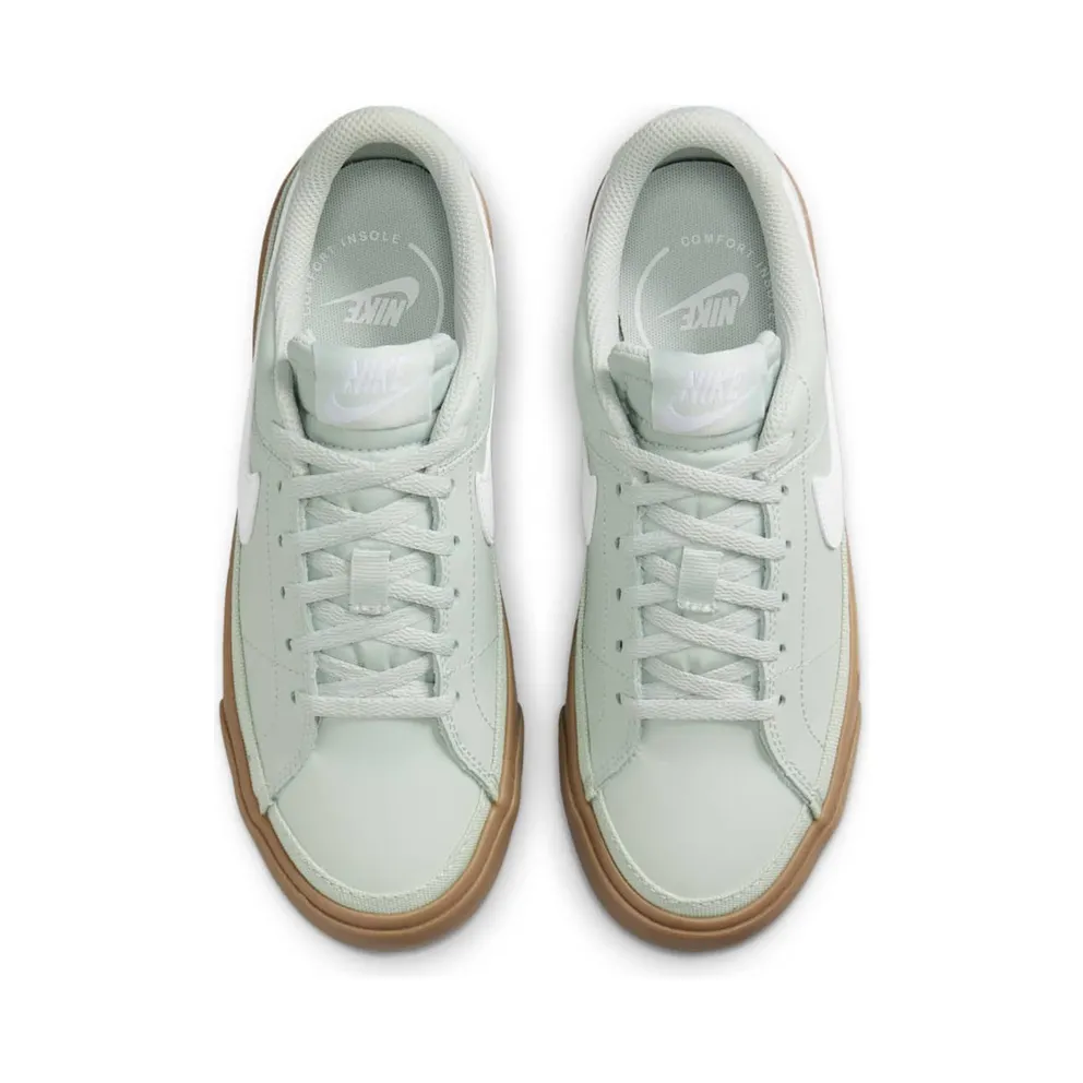 Nike Court Legacy Light Silver Gum Dark Brown White (DA5380-006)