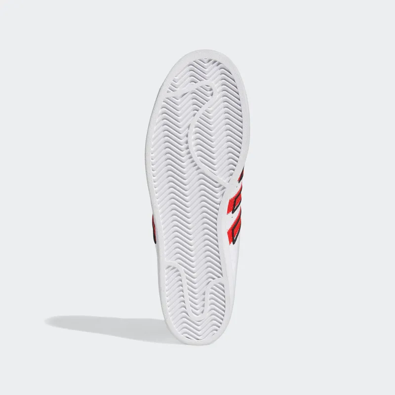 Adidas Superstar Cloud White / Vivid Red / Solar Yellow (GX6026)